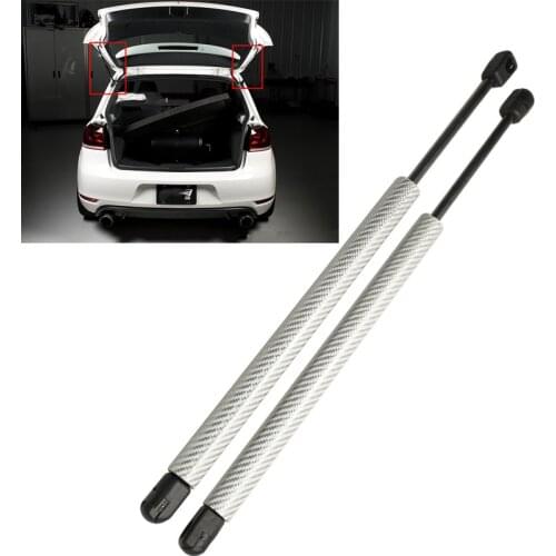 Carbon fiber FOR vw golf mk6/A6 2008-2012 hatchback auto Rear Trunk Boot Tailgate Boot Lift Supports Gas Struts dampers