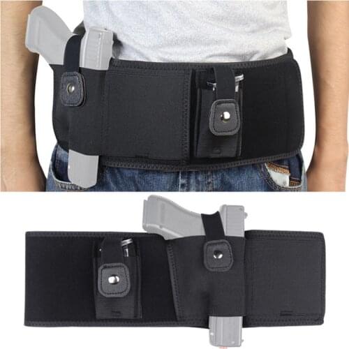 Military Tactical Pistol Holster Men Belt Holster Wide Belt Outdoor Airsoft Shooting Hunting Tactical Hidden Gun Holsters