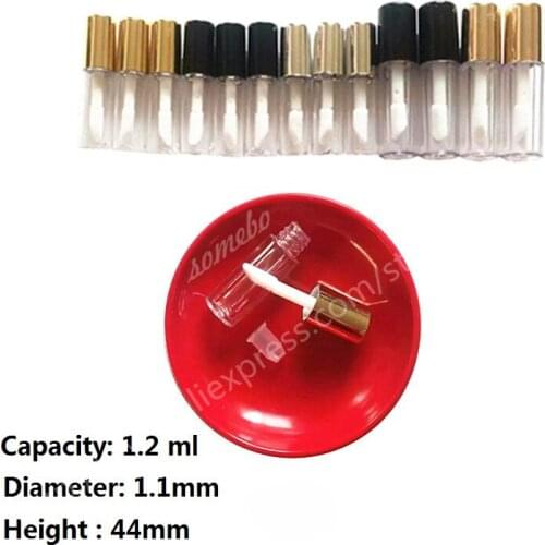 1.2ml Empty Lip Glossy Tube, Small Lip Bottle Mini Cosmetic Container Gloss Container,Cosmetic packaging or 0.8 ML 3000pcs/lot