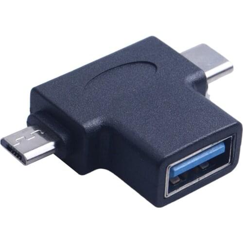 2020 USB 3.1 Type-C & Micro USB To USB 2.0 Female OTG Data Adapter