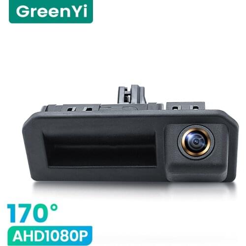 GreenYi 1080P HD 170° Car Rear View Camera for Audi Q2 Q5 A5 VW Skoda Kodiaq Cayenne 2017 2018