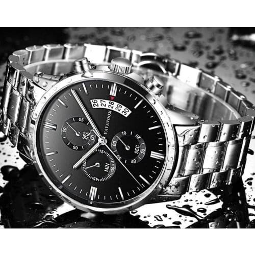Fashion Watch Men Waterproof Casual Quartz Mens Watches Business Wristwatch Montre Homme Male Clock Relogio Masculino VAVAVOOM