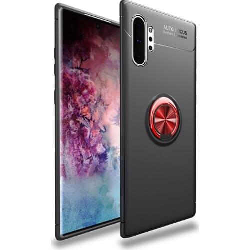 For Samsung Galaxy Note 10 Plus / Note10+ / 10Pro Case Magnetic Car Holder Cases 360 Rotating Finger Ring Phone Cover Capa Case