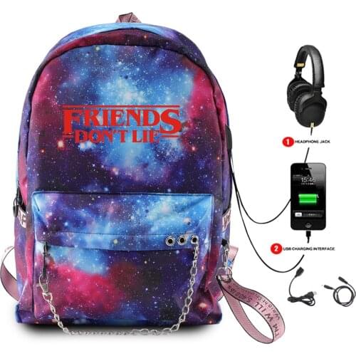 Stranger Things Travel Backpack Fashion Beautiful Rucksack New Pattern Boys Girls Teens School Mochila Laptop Bags for Men Women