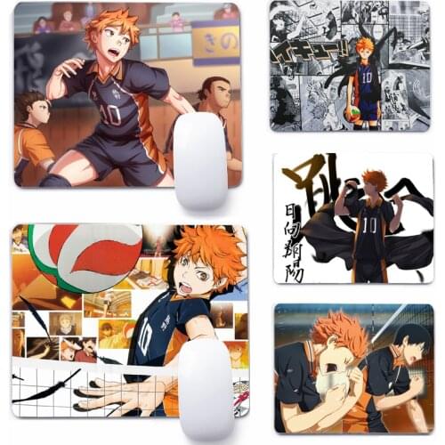 Haikyuu Hinata Anime Mouse Pad Deskpad Gaming Writing Desk Mat Keyboard Mats For Office Home Computer Mousepad