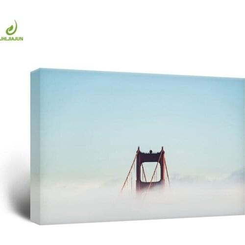 JHLJIAJUN Modern Bridge In The Clouds Modular Painting Nordic Wall Art Print And Poster Dining Living Room Home Bedroom Decor