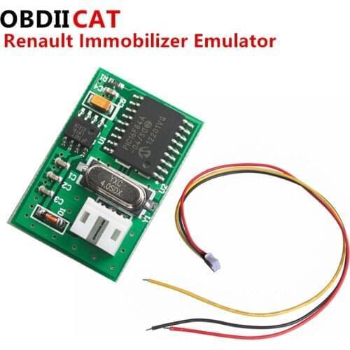 Best Price Car accessories OBD2 R-e-na-ult Immo Emulator for R-en-u-alt ECU Decoder Reset wires connected for Immobilizer