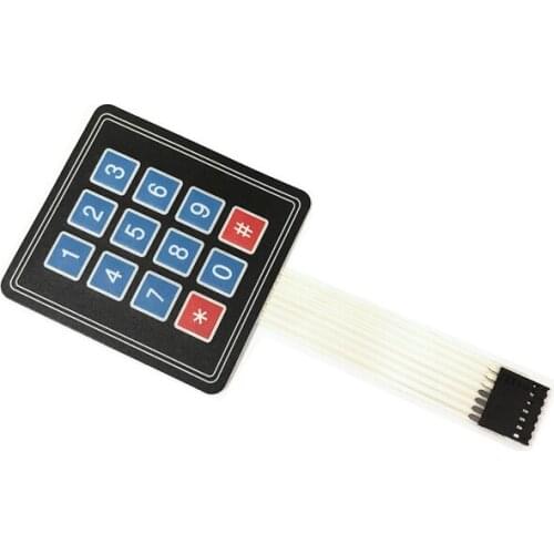 Matrix Array 12 Key Membrane Switch Keypad Keyboard For AVR 4x3 in selling