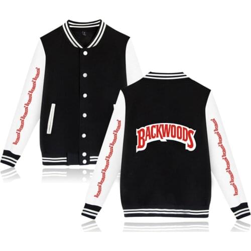 New Backwoods Cigar Cool Fashion Flow 2D Printing Men and Women Celebrity Inspired Casual Baseball Uniform Hoodies MEN