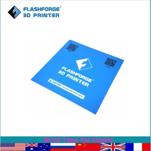 Flashforge 5pcs Print Surface 158x158mm Build Tape for Finder 2 Replacement Printing Tape 3d Printer Parts