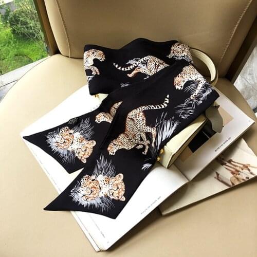 Long 100% Silk Ribbon Neckerchief 180*10cm Head Hair Scarfs Hat Bag Scarves