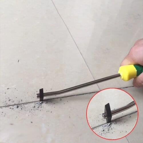 Professional Ceramic tile Gap Drill grout remover Cement Corner cleaner Drill Bit for Floor Wall seam Cement Cleaning hand Tools