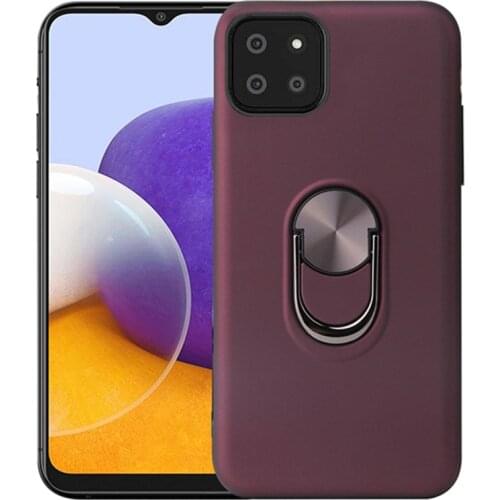 Luxury Armor Shockproof Case For Samsung A22 5G Car Holder Stand Magnetic Metal Finger Ring Cover For Galaxy A22 Protective Case