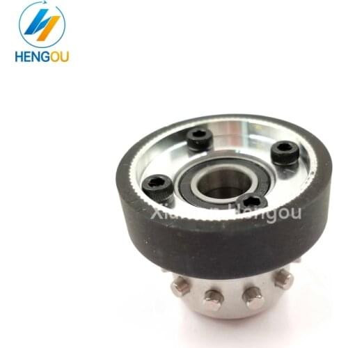 Suction wheel Pulley F4.614.555 F4.614.556S shaft driving roller cpl XL75 CD74 CD102 CX102 XL105 XL106 printing machine parts