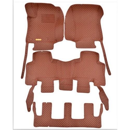 No Odor Full Surrounded Special Car Floor Mats Wear-resisting Non-slip Carpets Waterproof Rugs for Lexus GX 460 7 Seats