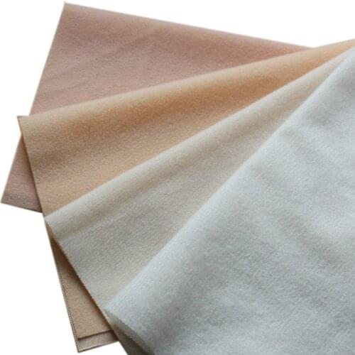 40x50cm 4 Colors DIY Doll Skin Fabric Fleece Velvet Fabrics Brushed Cloth for Costura Sewing Stuff Toys Knit Nap Telas Tissus