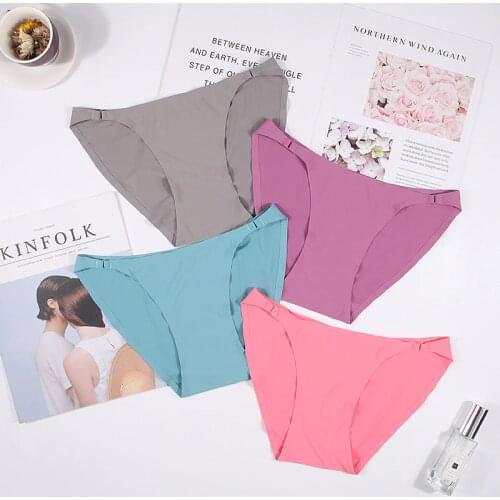Sexy seamless Thong Women briefs underwear female panties Bikini G-string Thong Girls intimates briefs lingerie thong panties
