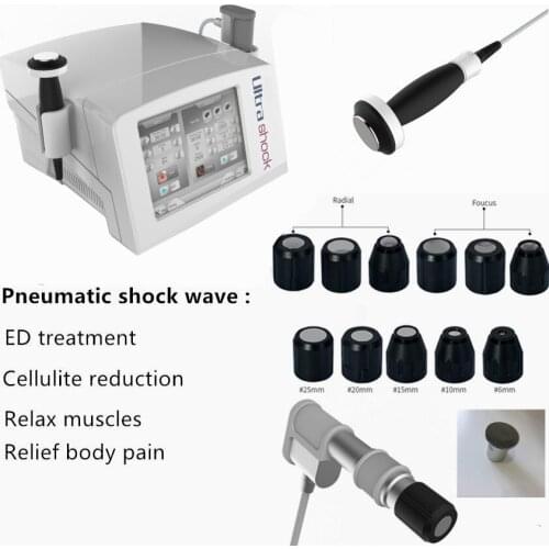 Ultrashock Ultrasound Pneumatic Shock Wave Therapy Machine 2 In 1 For Effective Bady Massage Pain Recovery