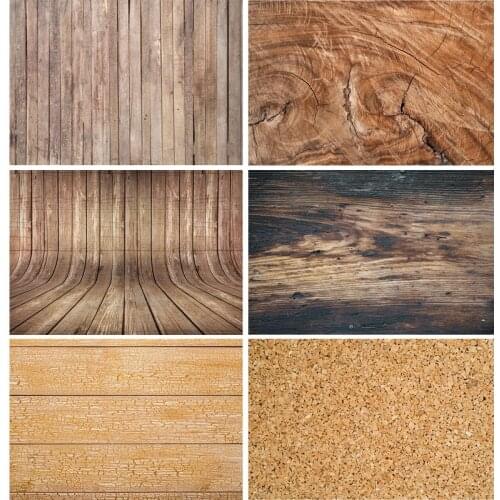 SHENGYONGBAO Vinyl Retro Texture Photo Backdrops Wooden Floor Plank Photography Background for Photo Studio 20103FMB-08