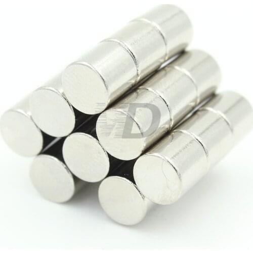 1000pcs Neodymium N35 Dia 6mm X 6mm Strong Magnets Tiny Disc NdFeB Rare Earth For Crafts Models Fridge Sticking magnet 6x6mm