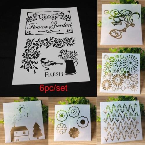 Painting Template DIY Bullet Journal Stencil For Scrapbooking Stamp Embossing Card Craft Drawing Office School Supplies Reusable