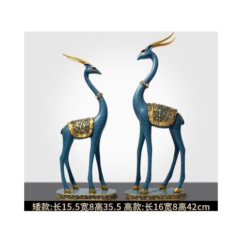 The USA antelope wine making crafts Room Decor Feng Shui lucky entrance resin crafts decoration cutting dies fidget spinner