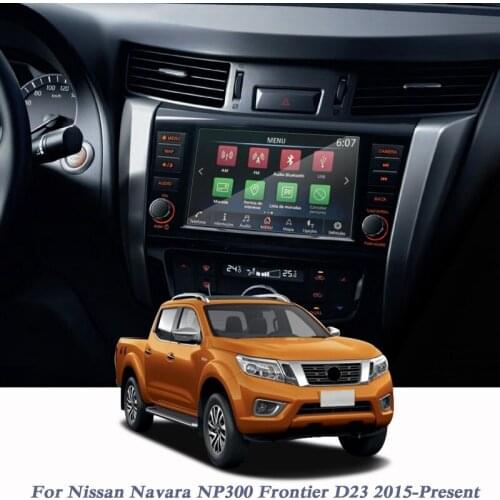 For Nissan Navara NP300 Frontiier D23 2015-Present Car Styling GPS Navigation Screen Film Dashboard Display Film Car Accessories