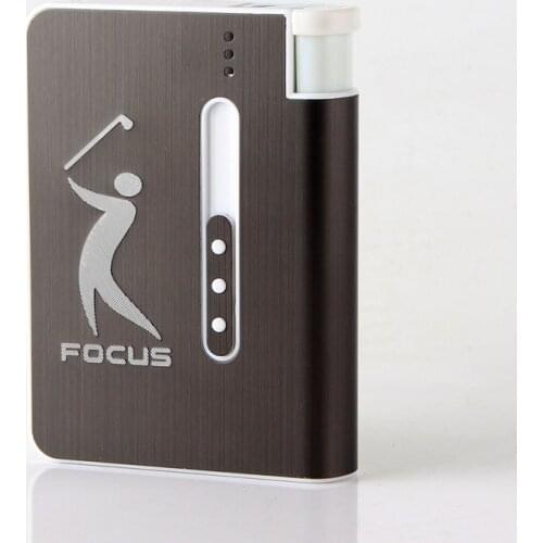 10Pcs Cigarette Case Classic Simple Creative Cigarette Case with Lighter Plastic Portable Personalized Gifts for Men Gadgets