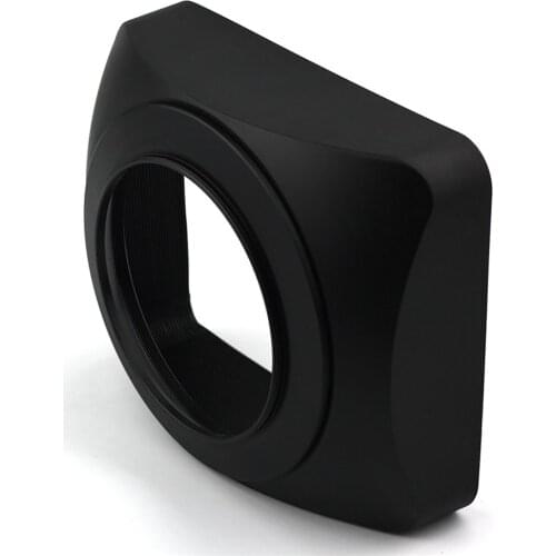 Black 77mm Square Lens Hood Sun Shade for DV Camcorder Video Camera DSLR Wide Angle