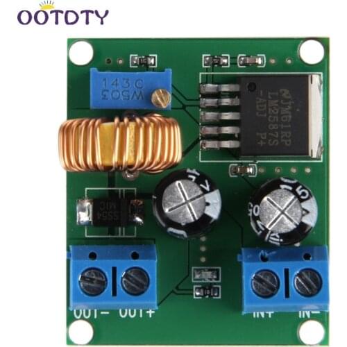 DC-DC Pulse Step Up Power Module Adjustable Voltage 3 5 12 V to 19 24 30 36 V-ThZ
