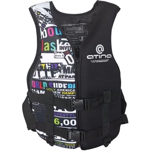 Adult neoprene life jackets outdoor rafting fishing boating surfing safety life jackets summer portable universal life jackets