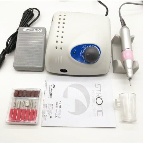 STRONG210 control box 65W+ 2021 high quality pink electric nail drill manicure drill professional nail polish equipment