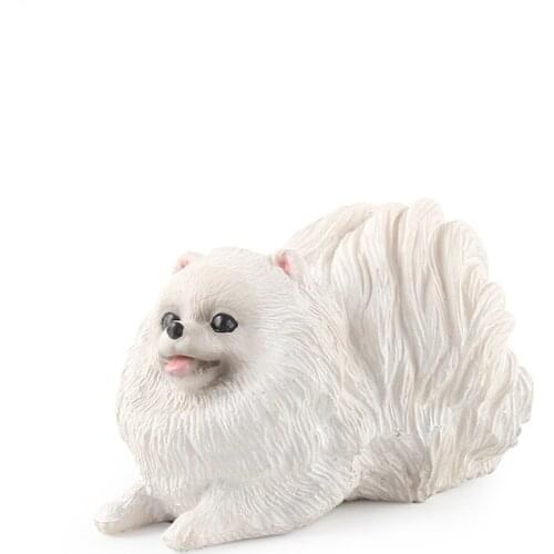 Simulation Small Hound Pug Dog Animal Model Figures Home Decor Figurine Decoration Accessories Gift For Kids Toys