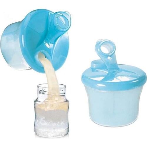 New Portable Baby Infant Feeding Milk Powder &Food Bottle Container 3 Cells Grid Bowl
