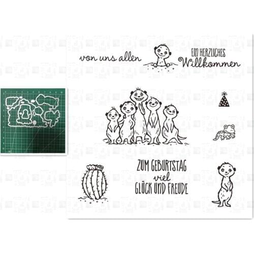 Animal Metal Cutting Dies And Stamps Stencils for Scrapbooking Stamp/photo Album Decorative Embossing Paper Cards Die Cut