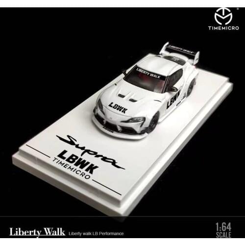 Time Micro 1:64 Toyota Supra LB Modified Vehicl Diecast Model Car Diecast Metal Toys Birthday Gift For Kids Boy Collection model