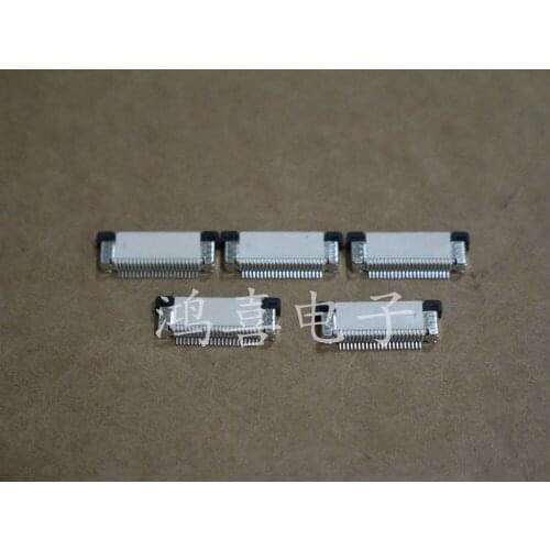 WZSM New FFC FPC connector 0.5mm pitch 22pin 22 pin FFC FPC connector socket Free Shipping