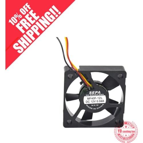 NEW SEPA MF40F-12L 4cm 4010 12V 0.04A cooling fan