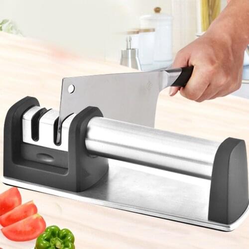 Knife Sharpener Professional Ceramic Tungsten Kitchen Sharpening System Tool