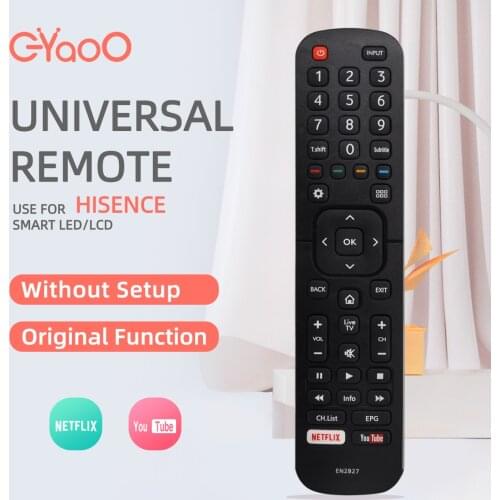 Remote Control For Hisense Smart LED LCD TV EN-2H27HS EN-2H27 EN2B27 EN2X27HS EN2BB27H ER-22654 RM-L1335 with Netflix