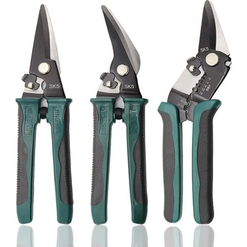 Handheld Scissors Pliers High Quality Cable Cutting Wire Stripper Iron Scissors Multifunctional Tool Pliers Wire Stripper Pliers