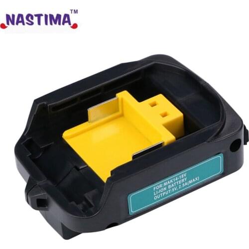 NASTIMA 18V/14.4V Power Source Replace for Makita ADP05 USB Adapter LXT Lithium ion Battery BL1830 BL1840 BL1850 BL1860 BL1430
