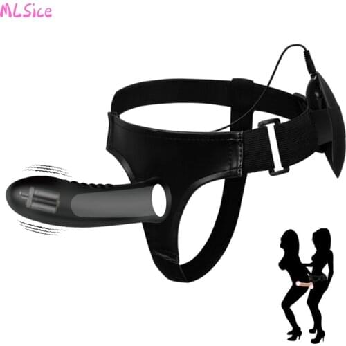 Lesbian Strapon Remote Vibration Dildo Pants Adult Sex Toy Panties Strap on Dildos Pants Sexy Gift for Women Gay Erotic Shop