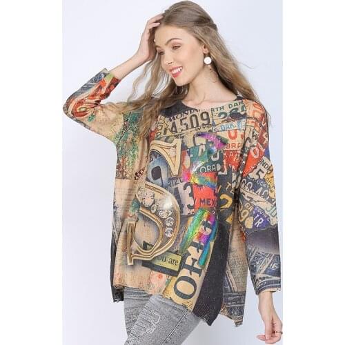 Female Sweater Casual Long Sleeve Gold Stamp Pull Hiver 2021 Spring Winter Clothing Oversized Fashion Clothes for Women XC174