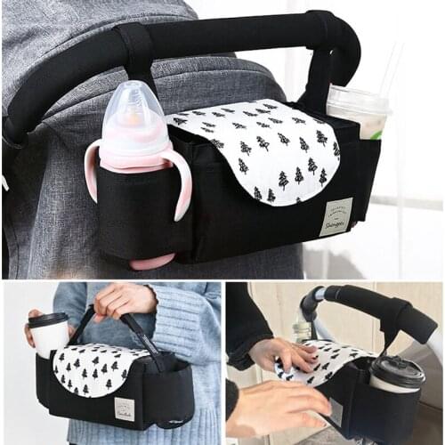 Waterproof Baby Stroller Organizer Baby Carriage Pram Buggy Cart Bottle Bag Mummy Diaper Bags Stroller Storage Bag Accessories