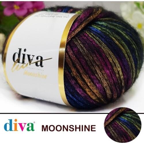 Lana Merino Knitted Yarn - 6 Color Options - 115 Meters (50gr) - Diva Moonshine - Acrylic - Polyamide - Cardigan - Amigurumi - Beret - Scarves - Vest - Sweater - Shawl - Booties - Accessory Materials - DIY