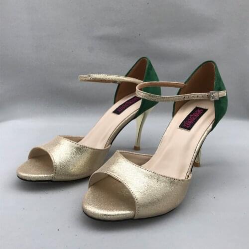 New Arrival Argentina Tango Dance Shoes wedding & party shoes for women MST6205GLGR 7.5cm heel 9cm heel available