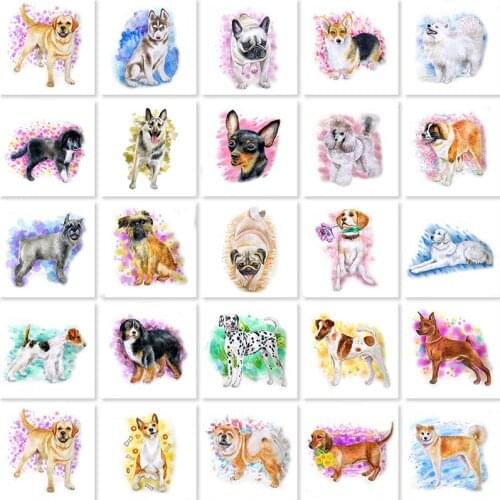 Animal Pet Dog DIY Diamond Painting Kits 5D Full Square Round Drill Chihuahua Pug Mosaic Embroidery Art Home Decor