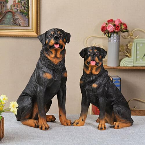1/6 Scale Animal Model High Imitation Rottweiler Model Pet Dog For 12' Action Figure Body Scene Accessory parts displayshow
