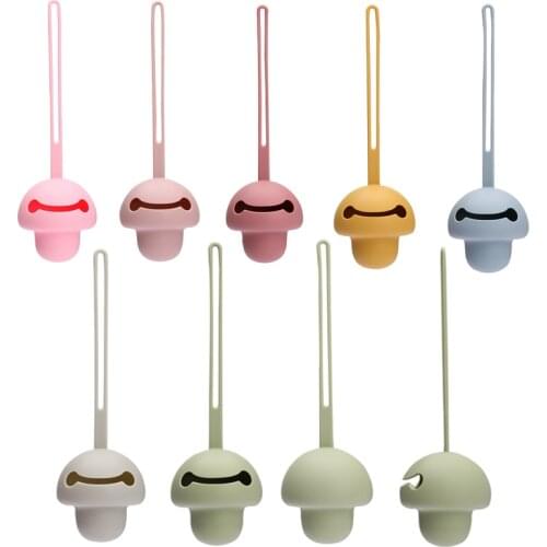 2021 New Food Grade Baby Silicone Pacifier Holder Infant Nipple Storage Box Silicone Portable Soother Container Box BPA Free